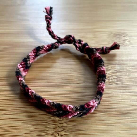 Amity Woven Bracelet anklet trendy comfortable tie embroidery thread woven gift - Picture 1 of 3